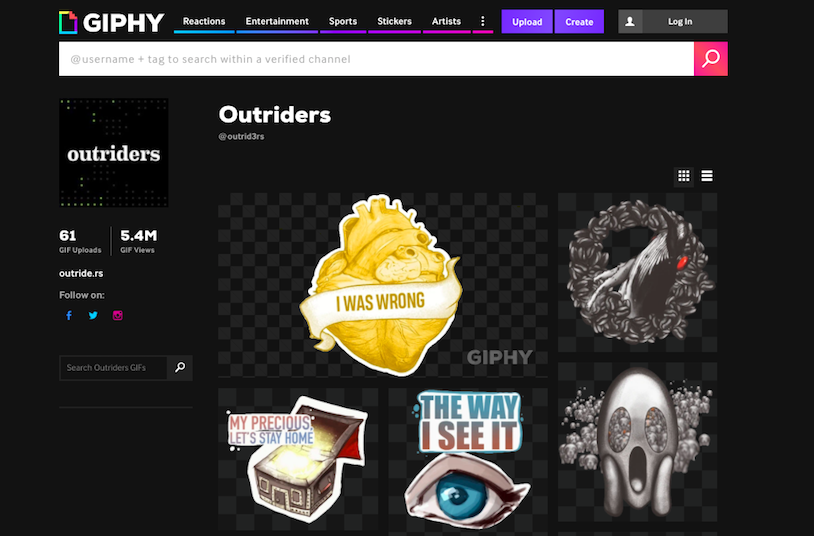 Giphy Channel Screenshot
