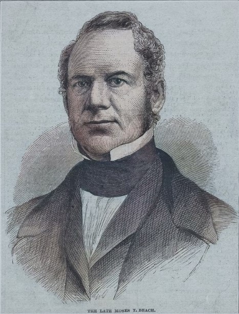 Moses Yale Beach, late portrait — co-founder of the New York Associated Press.