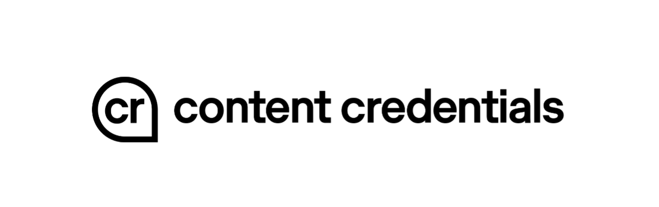Official Content Credentials mark and wordmark from C2PA's public provenance-standard materials.