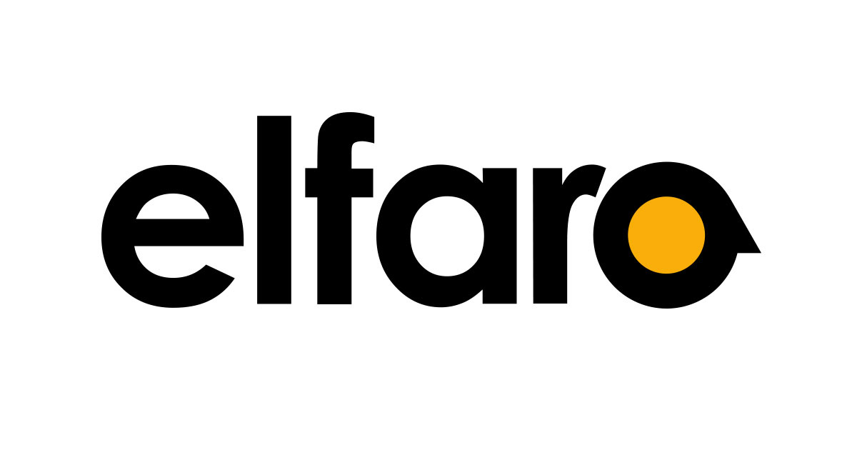 El Faro logo, paired with public reporting on the newsroom's exile and Pegasus case; no cleaner public campaign still was found.