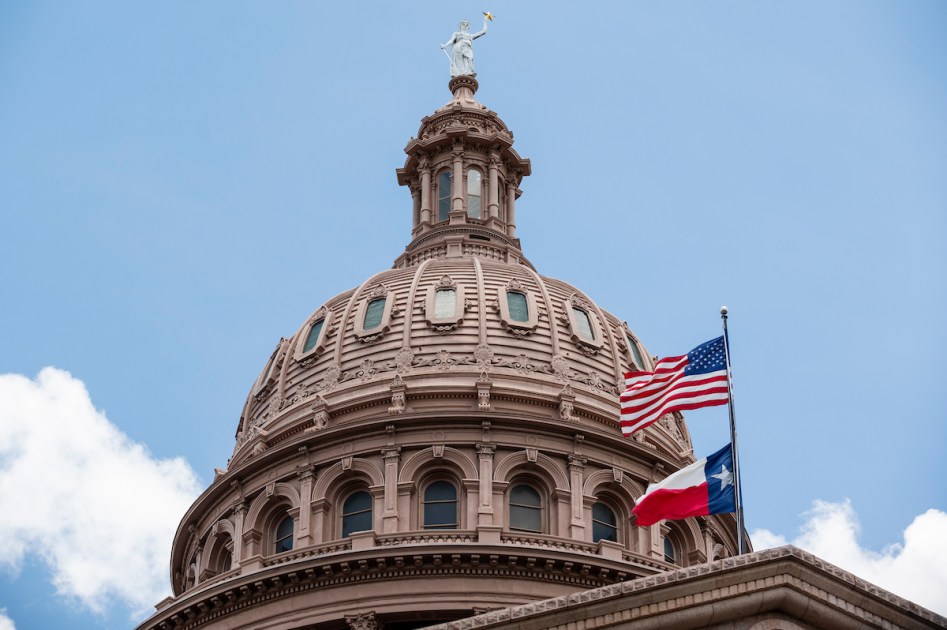 Official Texas Tribune site image of the Texas Capitol - an adjacent civic-infrastructure visual where no 2009 launch campaign still was found.