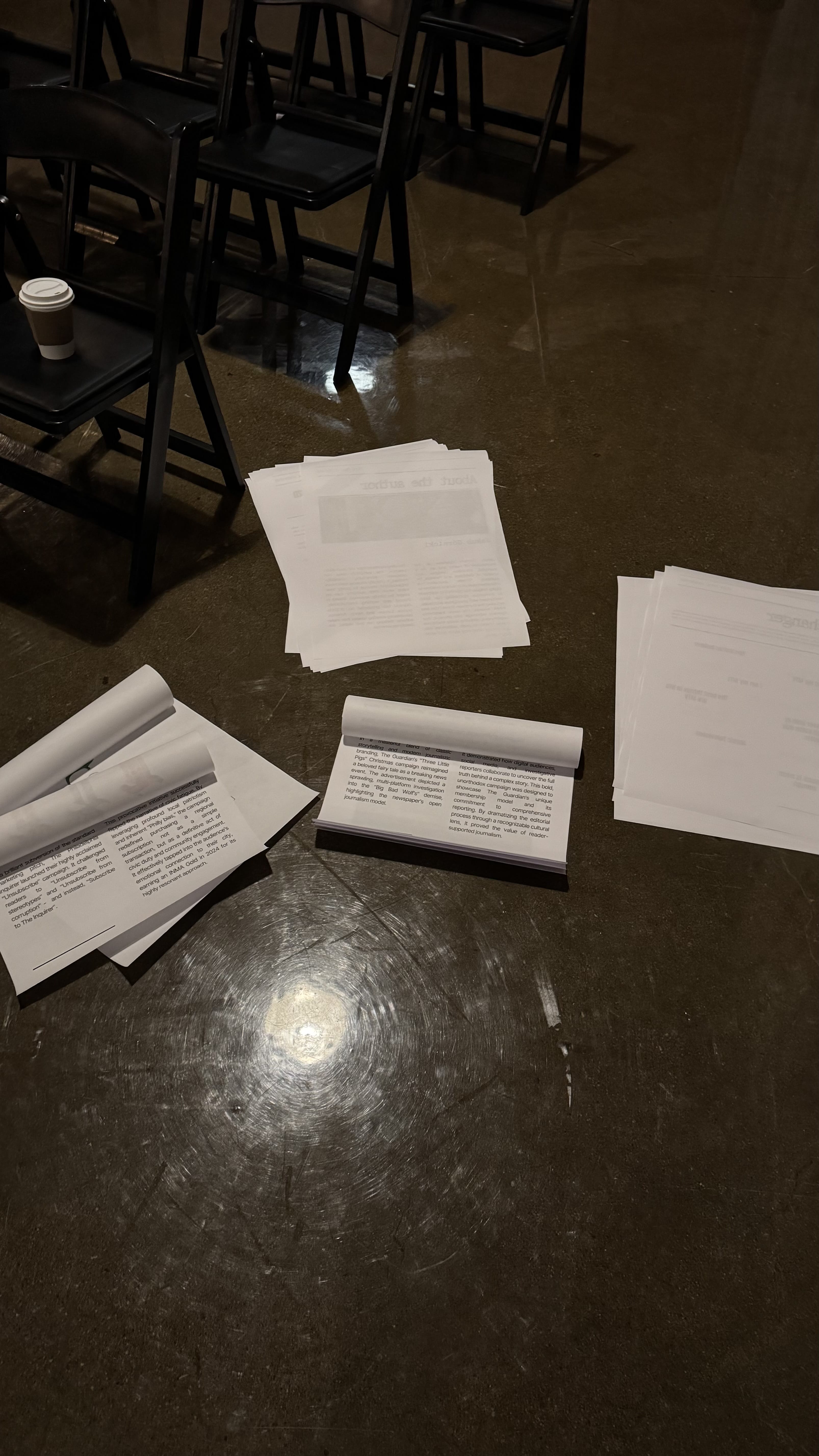 FLOOR INSTALLATION · PAPERS