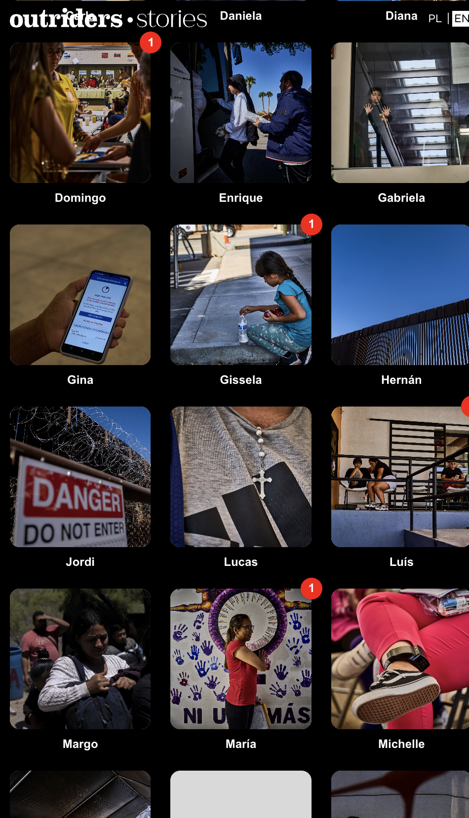 Contact Grid Screenshot